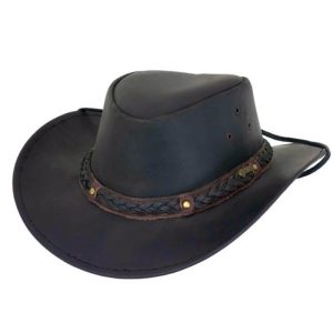 LEATHER COWBOY HAT