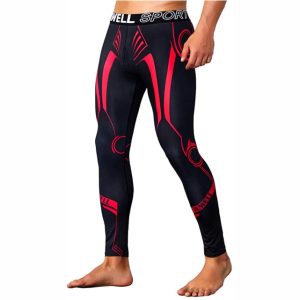 Compression Pants Men’s Leggings Base Layer No Gi Tights MMA BJJ Grappling