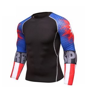 Customize men’s and women’s Rash Guard Compression Shirts