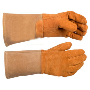 Heat Resistant Industrial Leather Welding Gloves