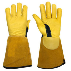 Heat Resistant Industrial Leather Welding Gloves